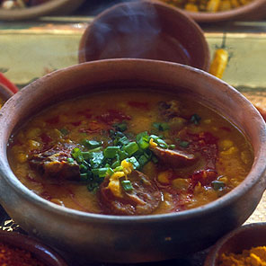 Cuisine: colonial, andean recipes, jams, empanadas, etc.