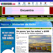 Sito web Univisión