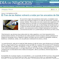 Sitio web Día de negocios