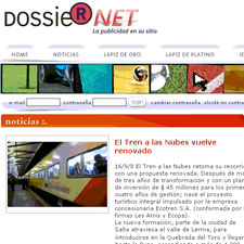 Sitio web DossierNet