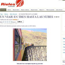 Sitio web Rieles